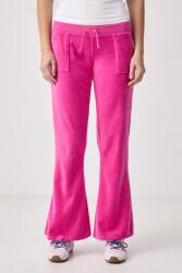 Juicy Couture melegítő női velúr WASHED CAISA ULTRA LOW RISE - rózsaszín M