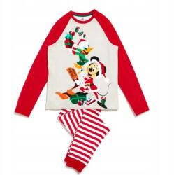 Disney unisex pizsama Mickey egér és Donald kacsa motívummal roz. S