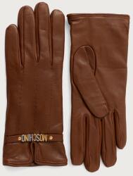 Moschino női bőr kesztyű - barna 7.5 - answear - 75 990 Ft