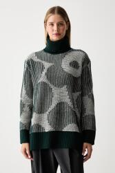 Marimekko női garbó gyapjúval - zöld M