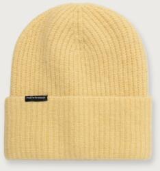 Peak Performance gyapjúval Woolblend Hat sapka - sárga Univerzális méret - answear - 26 990 Ft