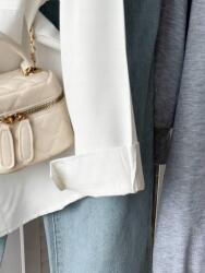 Shein fehér csomós ing S06 qhy 128-134