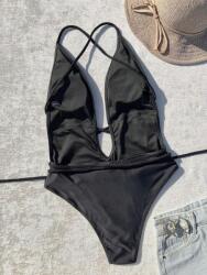 Shein Fekete Egyrészes Fürdőruha S06 wml L