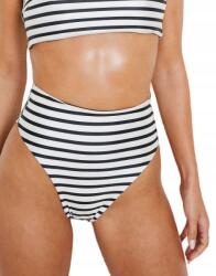 Boohoo Bikini Alsó Magas Állapot Csíkos kontraszt NG6 arz L