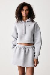 Lacoste kapucnis melegítőfelső női pamuttal - szürke 42