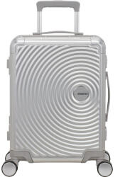 Samsonite Soundbox Alu 55cm Kabin Bőrönd Silver (155707/1776)
