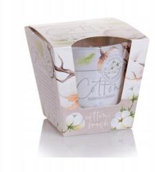 Bartek Candles Bartek Cotton fresh gyertya üvegben, 115g, égési idő 30 óra (33E8-4595E)
