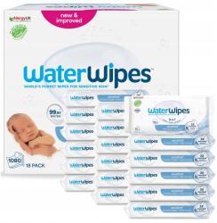WaterWipes Nedves törlőkendő WaterWipes Sensitive+ 18 x 60 db 99, 9% víz (5099514400036)