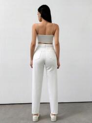 Shein Fehér Magas Szárú Farmernadrág S06 fzi L