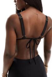  Simmi Clothing Fekete Bikini Felső Arany Lánc B03 dgz S