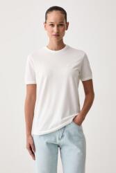 Lacoste t-shirt női lyocellel - fehér 44