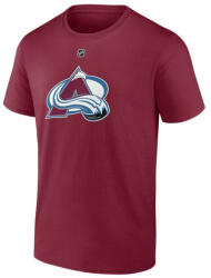 Fanatics NHL Name & Number Graphic T-Shirt 1108M-CLT-NEC-1AE Colorado Avalanche #88 Necas claret