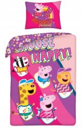 Halantex ágyneműhuzat Peppa Pig Happy140x200, 70x90 (Pościel Peppa George Owca)