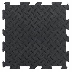 Multi-Decor Alfa gumiburkolat 30 x 30 cm, fekete (EU5100001)
