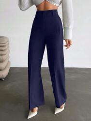 Shein Sötétkék Egyenes Szárú Nadrág S06 lib S