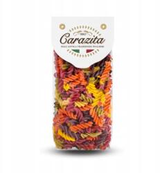  Olasz színes Fusilli (csavart) tészta 6 ízben 250g Carazita (CARAZ-MAK-001)