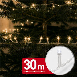 Phenom Fényfüzér - 30 m - melegfehér - 600 LED - 220-240V - 6W - átlátszó kábel Phenom 59769WT (59769WT)