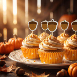 Bewello Muffin papír szett - pálcikákkal - 24 + 24 db Bewello 59048B (59048B)
