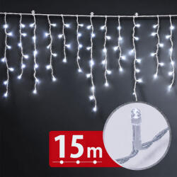 Phenom Fényfüzér függöny - 15 m - hidegfehér - 600 LED - 100-240V - 6W - átlátszó kábel Phenom 59770C (59770C)