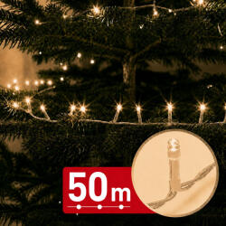 Phenom Fényfüzér - 50 m - melegfehér - 1000 LED - 220-240V - 9W - átlátszó kábel Phenom 59771W (59771W)