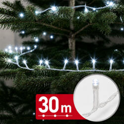 Phenom Fényfüzér - 30 m - hidegfehér - 600 LED - 220-240V - 6W - átlátszó kábel Phenom 59769CT (59769CT)