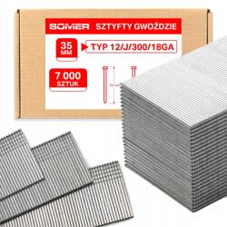 Somer Szeg Stift Pansam 12-HEZ (18 Ga) 35MM 7000DB (SZTYFTY-12/35 (7000))