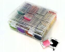 Hobby&home Mulina Mulin Szett 80db-os Hímzőfonal Tokban Bobinák