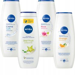 Nivea gél folyadék női tusfürdő szett 4x500ml