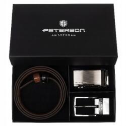 Peterson Öv bőr nadrághoz kétoldalas férfi szett Peterson csatokkal (PTN KL-B020-S001-125)