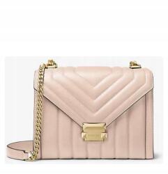 Michael Kors Eredeti Michael Kors Whitney bőr kézitáska púderrózsaszín (30F8GXIL3T)