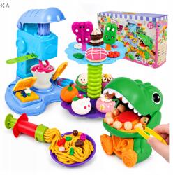 Click4toys 4IN1 Szett Gyerekeknek Gyurma Fagylaltozó Dinoszaurusz Formák 95EL (1695)