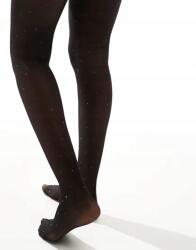  Asos Design fekete mintás harisnyanadrág NJ5 mqf 2/3