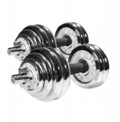 GymBeam Állítható vas súlyzó GymBeam szett (Zestaw hantli 30 kg)