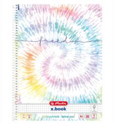 Herlitz Spirálos Jegyzetfüzet S. 80 A4KR New Batik Freedom 400173296 (50044115)