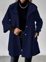 Shein sötétkék gombos kabát S06 chx XL