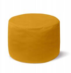 Allbag Kerek Sárga Lábtartó 35x25cm Kerek Puff Lábak Alatt Dekoratív Dekoráció (PODNÓŻEK046)