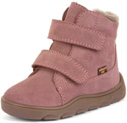 Froddo cizme barefoot de iarnă pentru fete ZERU TEX FURRY Dark Pink G2110151-5 | încălțăminte de iarnă pentru copii cu închidere Velcro | încălțăminte din piele cu membrană și talpă flexibilă - 30