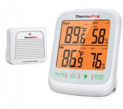 ThermoPro Hőmérséklet és páratartalom monitor külső érzékelővel ThermoPro TP-260