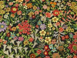  Gobelin szövet Jacquard Vastag pamut fekete rét párna huzat 0, 5 mb (TROPICAL012)