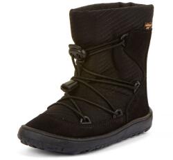 Froddo ghete de iarnă barefoot pentru copii TEX TRACK WOOL Black G3160251-13 | ghete înalte ușor de încălțat | cizme impermeabile cu membrană și talpă flexibilă - 35