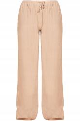 Prettylittlething bézs nadrág gumis derékkal B13 ufl Xxs