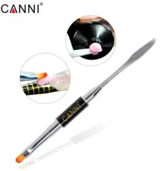 Canni 2in1 Spatula és ovális szőrű ecset