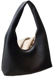 Shein fekete bőr utánzat kézitáska S07 pfy 10X23X29CM