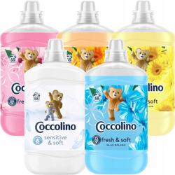 Coccolino Fresh&Soft Folyadék MIX szett 5x1, 7L (340 mosás) (5907447617899)