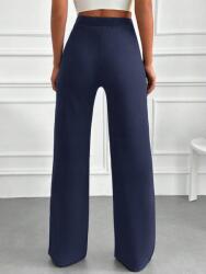 Shein Sötétkék Egyenes Szárú Nadrág S06 spi M