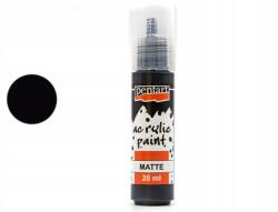 Pentart Akrilfesték matt Pentart 20 ml fekete fa decoupage fedőfesték (92)