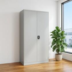 +Plus by Viamond Dulap metalic STAR Office cu 4 rafturi 800x350x1800 mm (LxlxH), 50 kg/polita, Neasamblat gri Dulap metalic 2 4 800x350x1800 50 kg cheie (61004510) Dulap arhivare