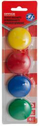 Office Products Táblamágnes office products, kerek, 40mm átmérő, 4db, bliszter,