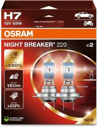 OSRAM Autó izzók H7 Night Breaker Laser +220% +150m