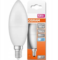 OSRAM Led izzó E14 7W 60W 4000K Osram Star gyertya (4099854022982)